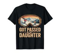 Got Passed by My Daughter Ski Skier Funny Ski T-Shirt