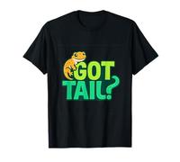 Got Tail? Vert fluo Reptile Gecko Serpent Humour fantaisie T-Shirt