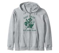 Got That-Yee Haw 'Tism Raccoon Cowboy Western Rodeo Vintage Sweat à Capuche