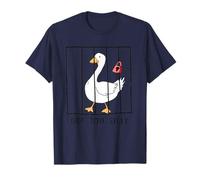 Got Too Funny Goose in Jail Duck Animal Meme Mode T-Shirt