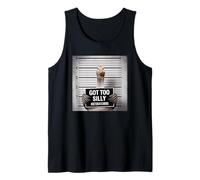 Got Too Silly Funny Goose Mugshot Débardeur