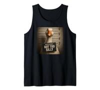 Got Too Silly Funny Goose Mugshot Débardeur