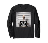 Got Too Silly Funny Goose Mugshot Manche Longue