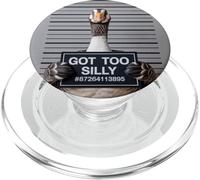 Got Too Silly Funny Goose Mugshot PopSockets PopGrip pour MagSafe