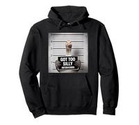 Got Too Silly Funny Goose Mugshot Sweat à Capuche
