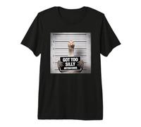 Got Too Silly Funny Goose Mugshot T-Shirt Haut de Gamme
