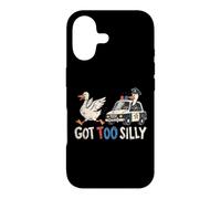 Got Too Silly Goose Meme Funny Jailbird Prisoner Coque pour iPhone 17