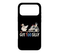 Got Too Silly Goose Meme Funny Jailbird Prisoner Coque pour iPhone 17 Pro Max