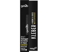 got2b 4 Brows & Edges - Waterproof - 16 ml - Mascara Brow Gel & Hair 2 en 1 - Résistant à la transpiration et à l'eau - Pour une tenue jusqu'à 24 h - Avec brosse à sourcils pratique pour coiffer les