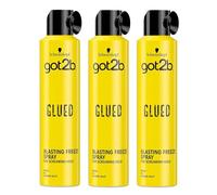 got2b Spray cheveux en aérosol adhésif FREEZE – Pack 3 x 300 ml