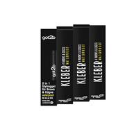 got2b Brows & Edges Colle étanche (3 x 16 ml), 2 en 1 Brow Gel & Hair Mascara, résistant à la transpiration et à l'eau pour une tenue jusqu'à 24 h, avec brosse à sourcils pratique pour coiffer les