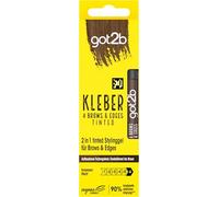 GOT2B Brows&Edges Lot de 4 gels coiffants 2 en 1 Blond foncé à marron (16 ml), mascara 2 en 1 pour sourcils et cheveux avec pinceau à sourcils pratique pour coiffer et fixer les cheveux de bébé