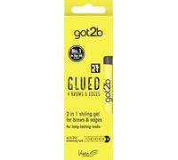 Schwarzkopf got2b Colle 2 en 1 pour pose de bords et coiffage des sourcils, tenue 72 heures, sans résidus blancs ni collants, végétaliens, sans silicone/alcool, 16 ml