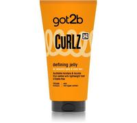 GOT2B CURLZ Defining Jelly 150 ml - Lightweight Curl Enhancing Styling Gel for Curly and Wavy Hair, Defines Curls, Controls Frizz, Boosts Elasticity and Shine