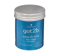Schwarzkopf Coup de tête, gel fibre décoiffant - Le pot de 100ml