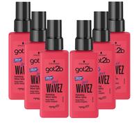 Got2b Got Wavez Hydratant 6x 150ml Spray Perméable Ondulé Lequel Cheveu Curly