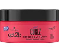 got2b gotCurlz Crème refreshing Curl (1 x 200 ml), crème hydratante pour les boucles coiffantes et nourrissantes, définir et nourrir sans poids