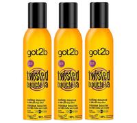 GOT2B Lot de 3 Mousses Coiffante Boucles ""Boucle-la"" 250ml
