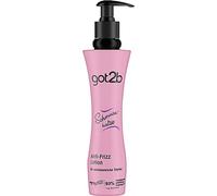 got2b Lotion anti-frisottis chat (200 ml), lotion coiffante pour des coiffures souples, dompte les cheveux et donne une sensation de douceur soyeuse