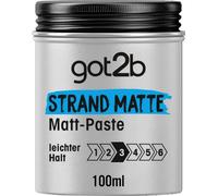 got2b Pâte mate de plage (100 ml), pâte coiffante pour des looks de surfeurs mats, pour bouffer, texturer ou dompter sans coller, tenue facile