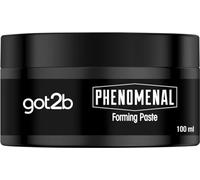 got2b Phenomenal Forming Paste Hold 3 (100 ml), cire capillaire pour homme donne un style de salon de coiffure phénoménal, gel coiffant pour une tenue forte et une brillance naturelle
