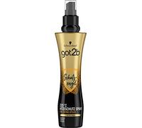 got2b Spray de protection contre la chaleur ange gardien jusqu'à 220 °C (200 ml), lotion coiffante protège les cheveux contre les dommages causés par la chaleur, pour les styles chauds avec finition