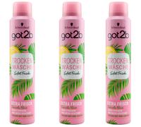 Got2b Sec Linge 3 X 200ml Extra Frais - Tropical Brise - Sans Résidus