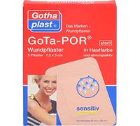 GoTa-POR Wundpflaster steril 7,2x5cm hautfarben, 5 pc Pansement