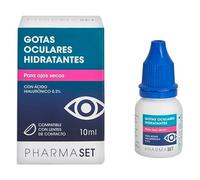 Gotas Oculares Hidratantes 10 ml pour adultes, idéal pour utilisation pratique, format pratique