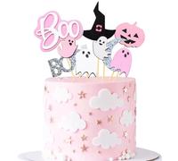 GotGala Lot de 7 décorations mignonnes en toile d'araignée citrouille, fantôme, toile d'araignée pour Halloween, fête prénatale, fête d'anniversaire