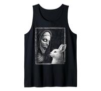 Goth Bunny Demon Nonne Creepy Dark Goth Girl Dark Alt Horror Débardeur