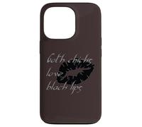 Goth Chicks Love Black Lips Halloween Humour Coque pour iPhone 13 Pro
