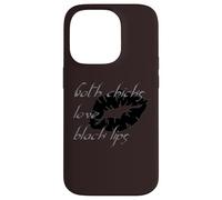 Goth Chicks Love Black Lips Halloween Humour Coque pour iPhone 14 Pro