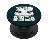 Goth Grunge Demon Anime Girl Waifu Horror Alt Esthétique PopSockets PopGrip Adhésif