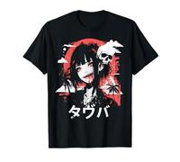 Goth Grunge Demon Anime Girl Waifu Horror Alt Esthétique T-Shirt
