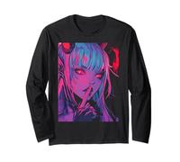 Goth Grunge Girl Waifu Demon Anime Horror Alt Esthétique Manche Longue