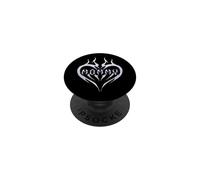 Goth Mommy Heart Emo Tribal Heart Love Tattoo Esthétique PopSockets PopGrip Adhésif