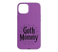 Goth Mommy Toile d'araignée Gothique Coque pour iPhone 15 Plus