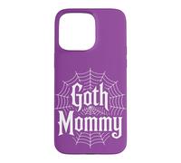 Goth Mommy Toile d'araignée Gothique Coque pour iPhone 15 Pro Max