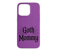 Goth Mommy Toile d'araignée Gothique Coque pour iPhone 15 Pro Max