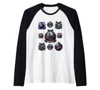 Goth Raven Merry Christmas Balls for Mom Unique Gothic Xmas Manche Raglan