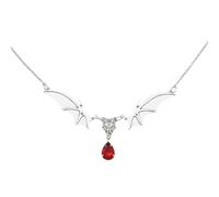 Goth Vampire Vintage Bat Wing Pendant Pending Choker Witch Black Clavicule Chain