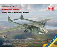 Gotha Go 244b-2, Allemand WWII Transport Avion 1:48 Plastique Model Kit Icm