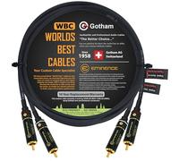 Gotham GAC-4/1 Câble d'interconnexion audio Star-Quad avec connecteurs RCA plaqués or 2 m