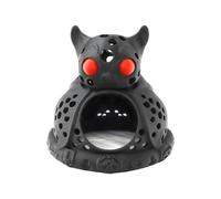 Gothic Aquarium Cave Decor - Floating Betta House | Bat & Ghost Shrimp