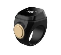 Gothic Black Counter Ring - Digital Counting Tool, Smart Digital Counting Ring, Portable Lap Counter for Exercise, Sports, Meeting, Field Tracking, Golf, Daily Use | Finger Tally Rings for Men Women