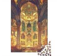 Gothic Cathedral Interior-2 Panneau Métallique Rétro 38x26cm/1000pcs pour Le Pub Ou Le Café, Décoration Métal pour La Maison