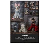 Gothic Cats Wall Calendar 2026