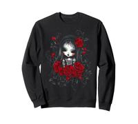 Gothic Chibi Doll Dark mignon Style esthétique Sweatshirt