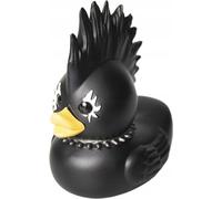 GOTHIC DUCK HEAVY METAL IROCHES Noir pour la baignoire PRESENT